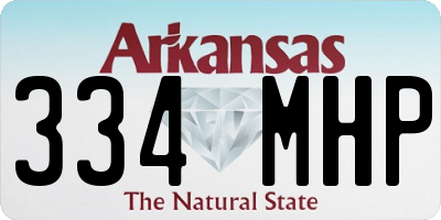 AR license plate 334MHP