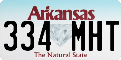 AR license plate 334MHT