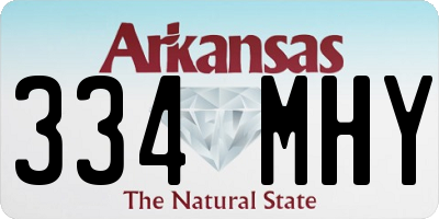 AR license plate 334MHY