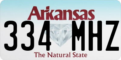 AR license plate 334MHZ
