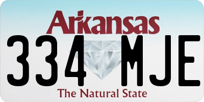 AR license plate 334MJE