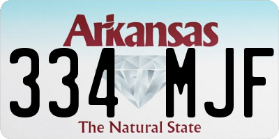 AR license plate 334MJF