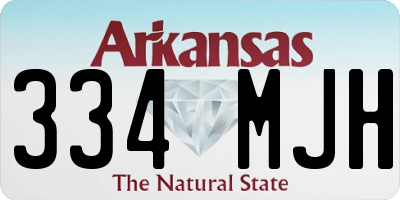 AR license plate 334MJH