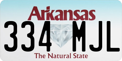 AR license plate 334MJL