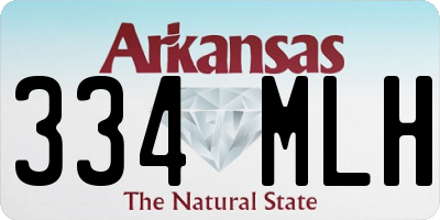 AR license plate 334MLH