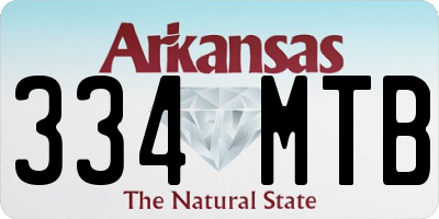 AR license plate 334MTB