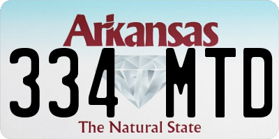 AR license plate 334MTD