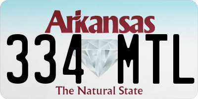 AR license plate 334MTL