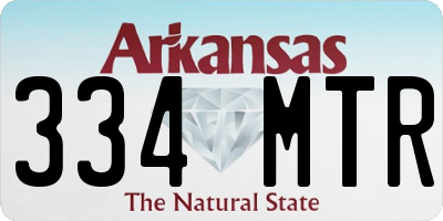 AR license plate 334MTR