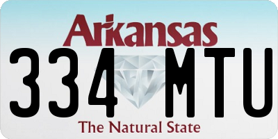 AR license plate 334MTU
