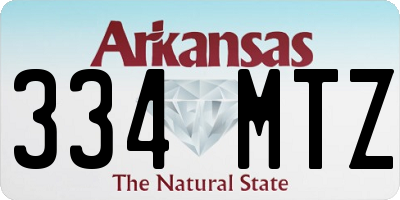 AR license plate 334MTZ