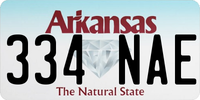 AR license plate 334NAE