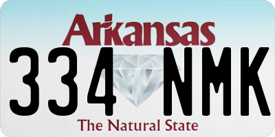 AR license plate 334NMK