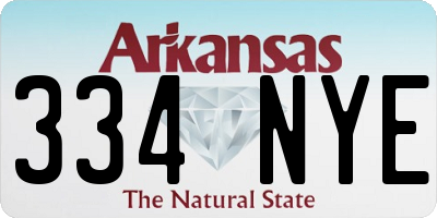 AR license plate 334NYE