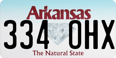 AR license plate 334OHX