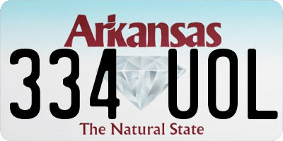 AR license plate 334UOL