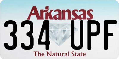 AR license plate 334UPF