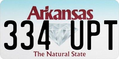 AR license plate 334UPT