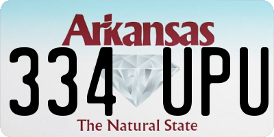 AR license plate 334UPU
