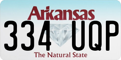 AR license plate 334UQP