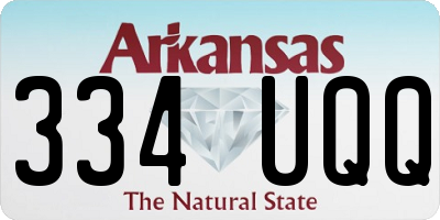 AR license plate 334UQQ