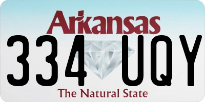 AR license plate 334UQY