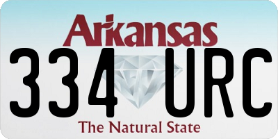 AR license plate 334URC