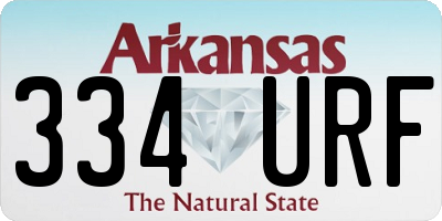 AR license plate 334URF