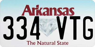 AR license plate 334VTG