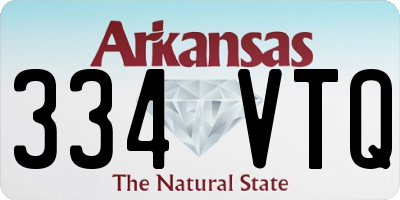 AR license plate 334VTQ