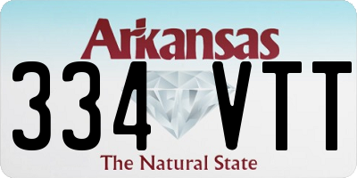 AR license plate 334VTT