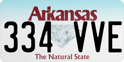 AR license plate 334VVE