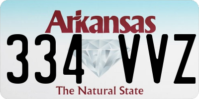 AR license plate 334VVZ