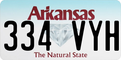 AR license plate 334VYH