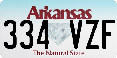 AR license plate 334VZF