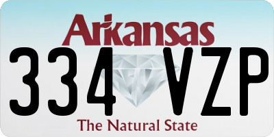 AR license plate 334VZP