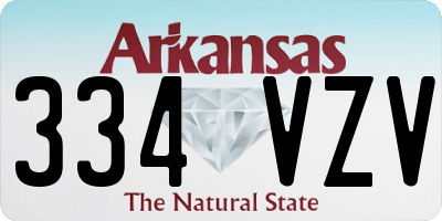 AR license plate 334VZV