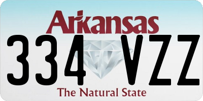AR license plate 334VZZ