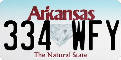AR license plate 334WFY