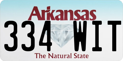 AR license plate 334WIT