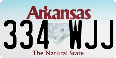 AR license plate 334WJJ