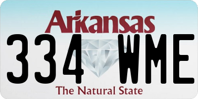 AR license plate 334WME
