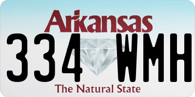 AR license plate 334WMH