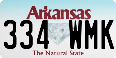 AR license plate 334WMK
