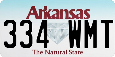 AR license plate 334WMT