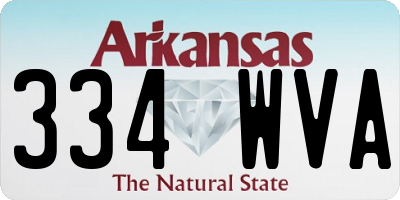 AR license plate 334WVA