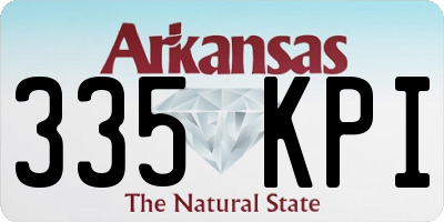 AR license plate 335KPI