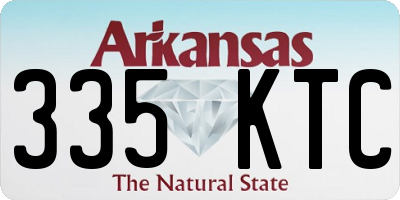 AR license plate 335KTC