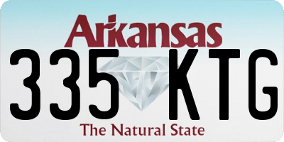 AR license plate 335KTG