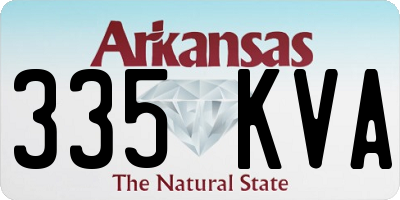 AR license plate 335KVA